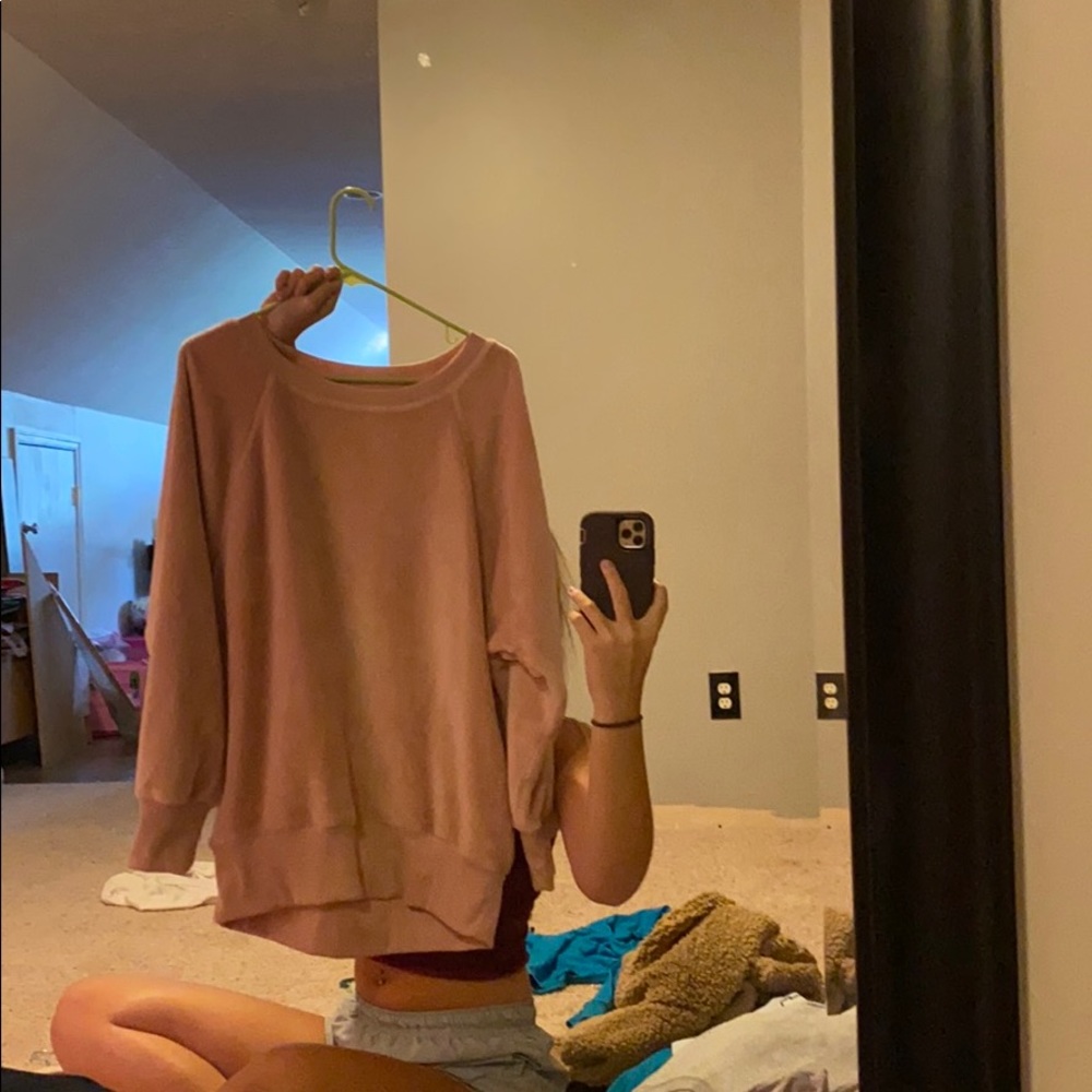 Soft comfy pull over jacket